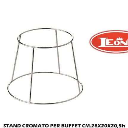 Stand Cromato Per Buffet Cm.28X20X20