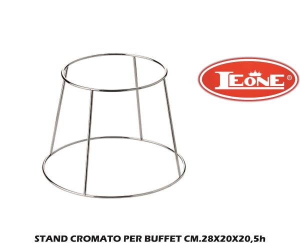 Stand Cromato Per Buffet Cm.28X20X20