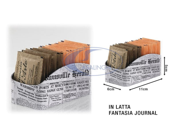 Leone Portabustine Zucchero Vintage E Journal: Espositore Tavola Di Stile Leone