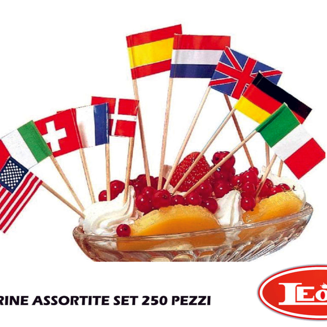 Bandierine Assortite Cm.7 Conf. 250 Pz.