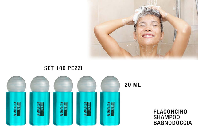 Flacone Daisy Ml.20 Set 100 Pz. Azzurro Leone