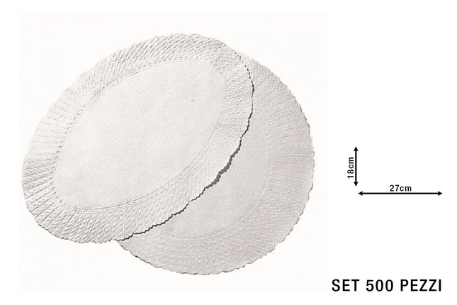 Leone Goffrati Classici Ovali: Set 500 Pz. Per Torte E Dolci (Diverse Misure) Leone