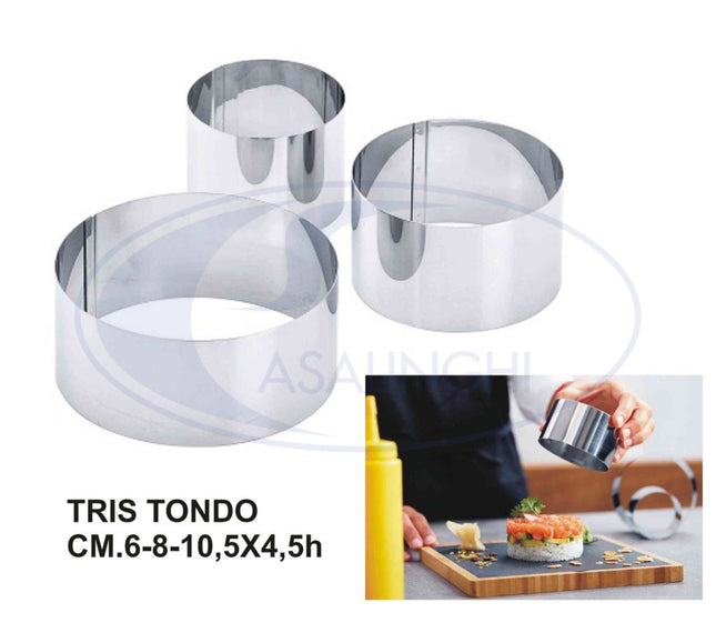 Leone Coppa Pasta Set 3 Pz.: Ravioli, Panzerotti (Tondi E Quadrati) Per Cucina E Pasta Fresca Tondi Leone