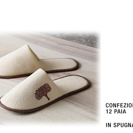 Leone Ciabatte in Spugna Imbustate Singolarmente: Comfort e Igiene per i Tuoi Ospiti - Tutto Tutto Meno Meno