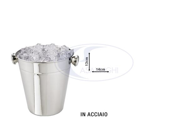 Secchiello Mini Acciaio Cm.14X13H-8024112050915