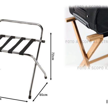 Reggivaligia Con Spondina Cm.65X42X72H-8024112051028