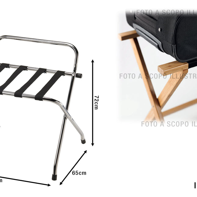 Reggivaligia Con Spondina Cm.65X42X72H-8024112051028