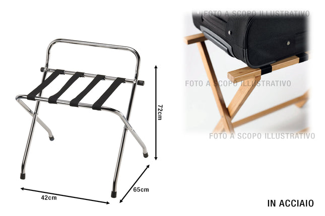Reggivaligia Con Spondina Cm.65X42X72H Viaggio Leone