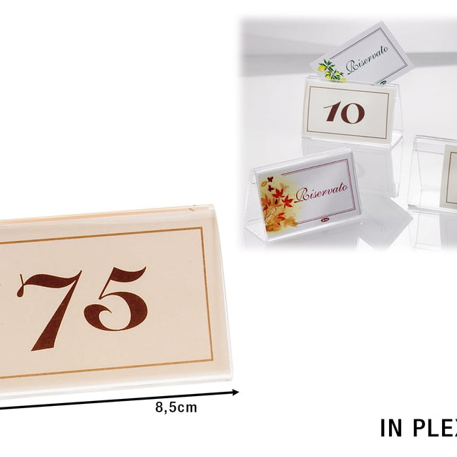 Supporto Doppio In Plexiglass Cm.8