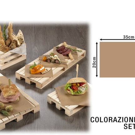 Leone Carta Antigrasso Avana: Set 500 Pezzi Per Uso Alimentare E Cucina Professionale Leone