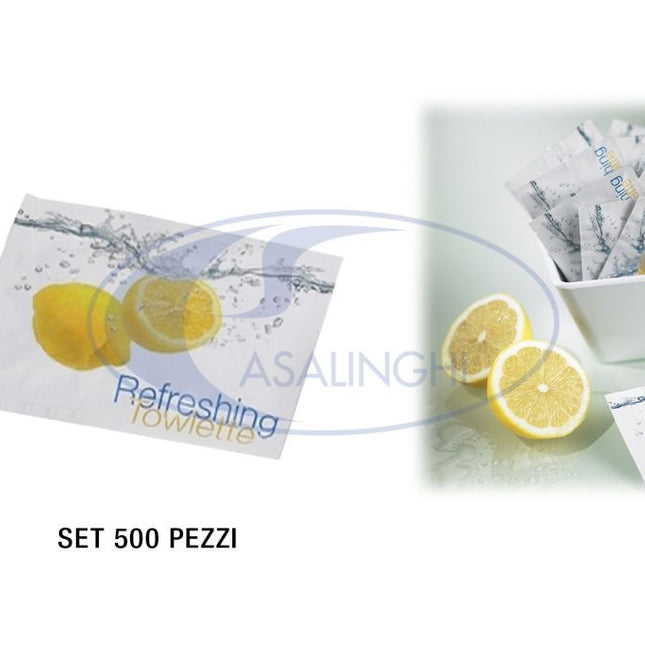 Salvietta Limone Sorrento Tnt Cm.9X7 Set 500 Pz.-8024112008398