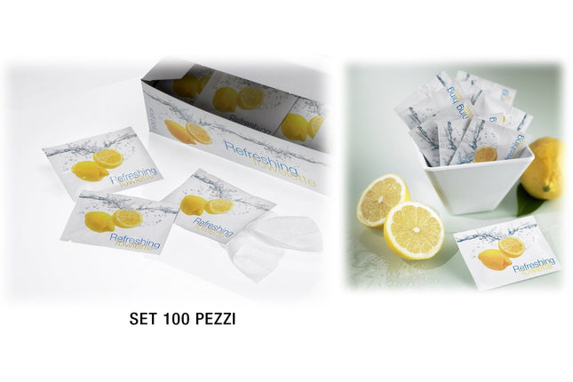 Leone Salviette Monouso Sorrento Cash Leone: Freschezza Intensa Al Limone Per Le Mani 100 PZ Leone