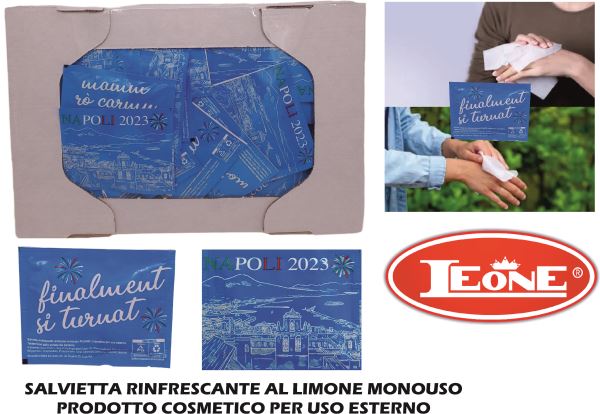Leone Salviette Rinfrescanti Monouso: Freschezza Istantanea Con Mareblu E Napule'