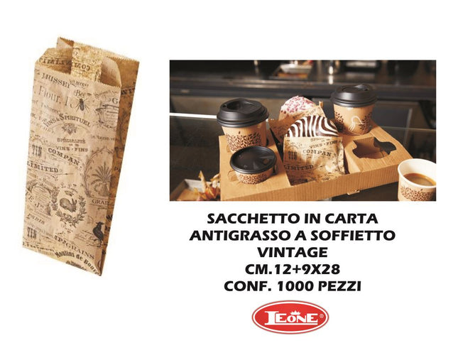 Leone Sacchetti In Carta Antigrasso: Soluzione Ideale Per Alimentari (Confezione Multipla) Leone