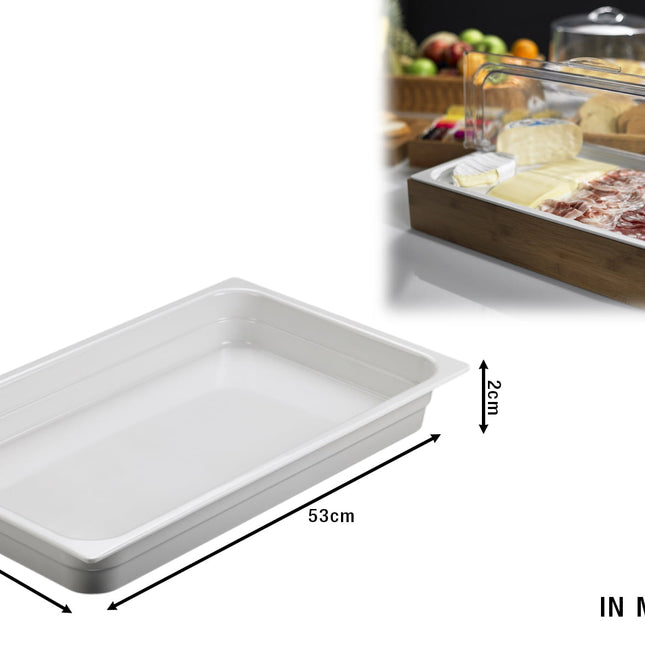 Piatto Gastronorm 1/1 Cm.53X32