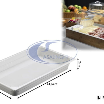 Leone Piatto Ambra Bianco: Eleganza Ovale Per Antipasti E Aperitivi 41,5X28X2h Leone