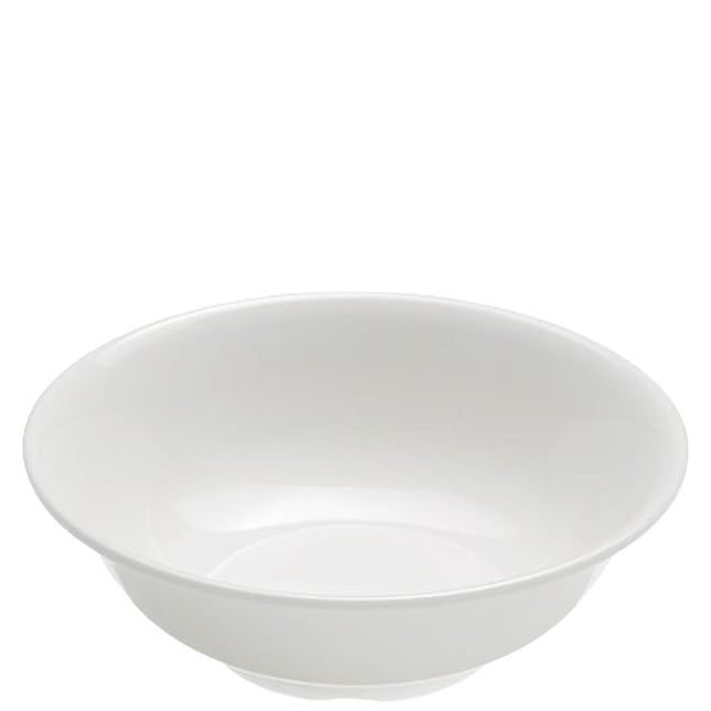 Piatto Fondo In Melamina Resistente Bianco Ø20X6,5 Cm | Per Zuppe, Finger Food, Dessert, Aperitivi, Antipasti, Stoviglie Moderne Leone