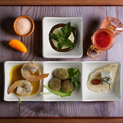 Leone Coppetta Quadra In Melamina: Resistente Ed Elegante Per Antipasti, Snack E Salse