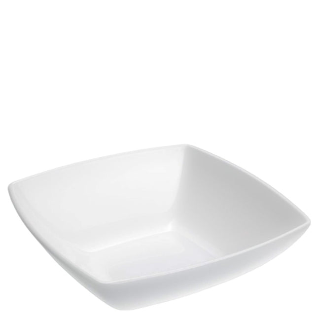 Leone Ciotola Quadrata In Melamina Bianca: Eleganza Resistente Per Antipasti E Finger Food Leone