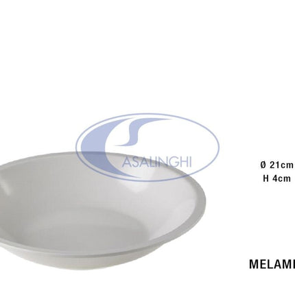 Piatto Melamina Fondo Le Perle Cm.21X4H-8024112630650