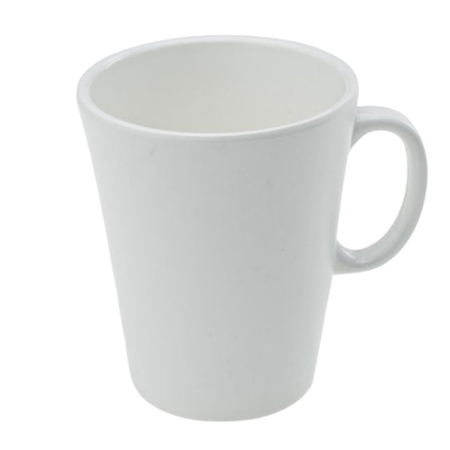 Tazza Latte In Melamina Bianca 8,5X10H Cm, Resistente, Leggera E Pratica Per Colazione E Bevande, Elegante E Compatta Per Colazioni E Catering