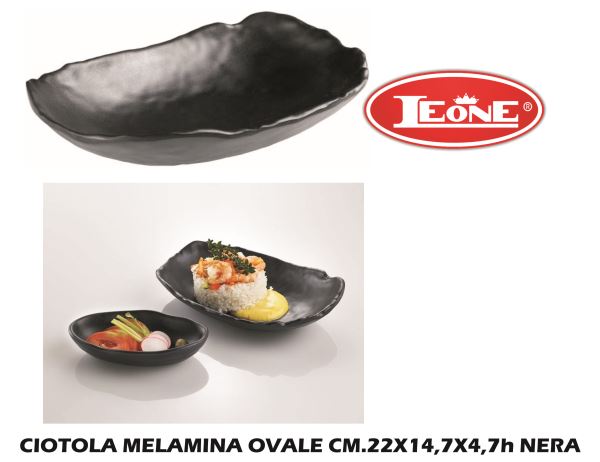 Leone Ciotola Ovale in Melamina: Diverse Dimensioni per Uso Versatile in Cucina e Tavola - Tutto Tutto Meno Meno