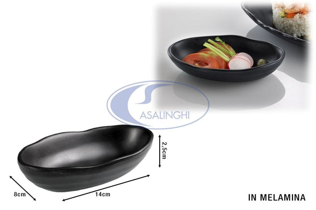 Leone Ciotola Ovale In Melamina: Diverse Dimensioni Per Uso Versatile In Cucina E Tavola 14 x 8 x 2.5 cm Leone