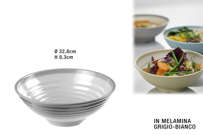 Leone Ciotola Tonda In Melamina: 22,8X8,3 Cm, Versatile Per Uso Quotidiano E Decorativo Leone
