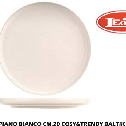 Piatto Piano Bianco Cosy&Trendy Baltic White-5400586498102
