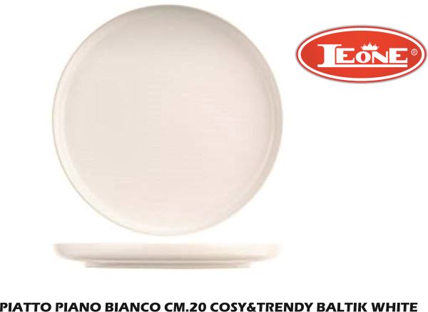 Piatto Piano Bianco Cosy&Trendy Baltic White-5400586498102