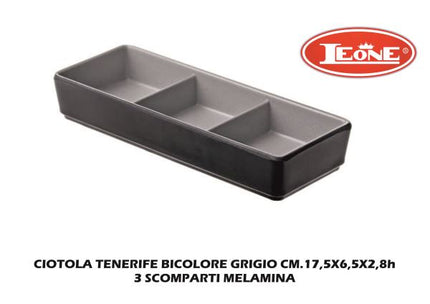 Leone Ciotola Tenerife Bicolore E Ciotola Quadrata In Melamina: Design Moderno E Funzionale Leone