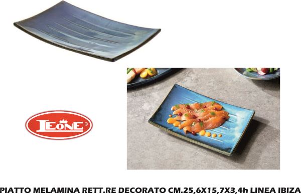 Leone Piatto Melamina Rettangolare Decorato: Design Elegante E Resistente Leone