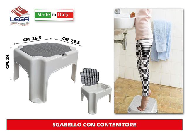 Sgabello Con Contenitore LE.GA
