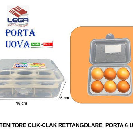 Le.Ga Contenitori Rettangolari Clik Clak | Ermetici E Salvaspazio