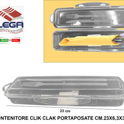 Cont.Clik Clak Portaposate Cm.23X6,3X3,5H