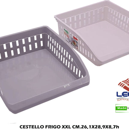 Le.Ga Cestello Frigo Con Manico | Organizzazione E Trasporto Alimenti LE.GA