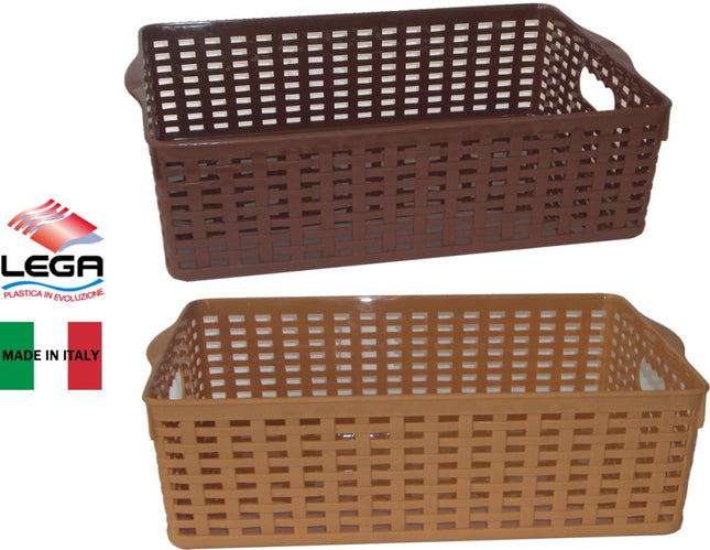 Le.Ga Cesto Rattan Rettangolare | Design E Organizzazione Per La Casa LE.GA
