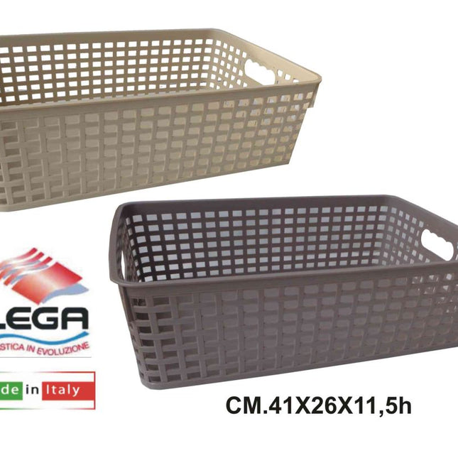 Cestino Rattan Rett.Re Cm.41X26X11