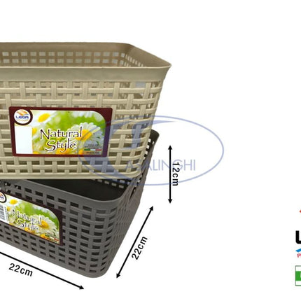 Le.Ga Cesti Rattan Quadrati | Soluzioni Di Stile E Organizzazione Per La Casa LE.GA