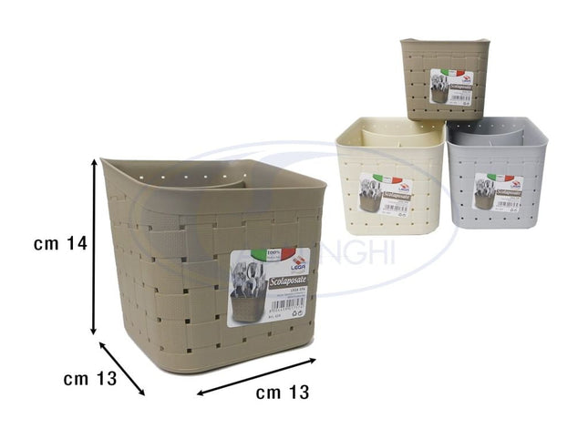 Scolaposate Country Plastica Cm.14,5X14,5X14,5H LE.GA