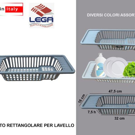 Colatutto Rettangolare Per Lavello