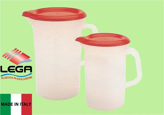 LE.GA Le.Ga Brocca Graduata Con Coperchio | Dosatore Multiuso Per Cucina LE.GA