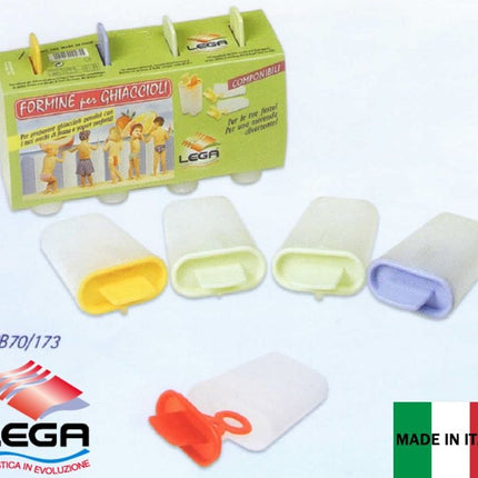 H&H 803800 Forma Ghiaccioli, 4 Pezzi LE.GA