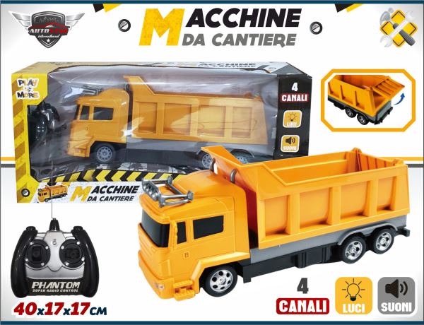 Camion Cantiere Con Radiocomando E Luci