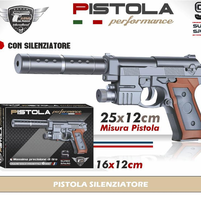 PISTOLA SILENZIATORE