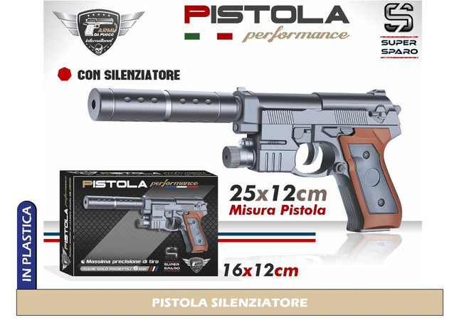 PISTOLA SILENZIATORE International