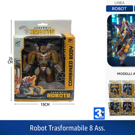 Robot Trasformabile 8 Ass. General Trade