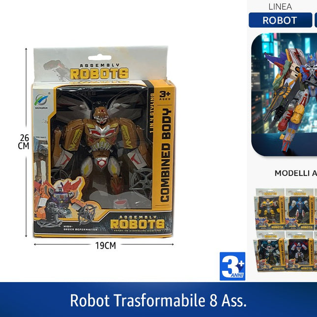 Robot Trasformabile 8 Ass. General Trade