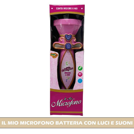 IL MIO MICROFONO BATTERIA CON LUCI E SUONI International