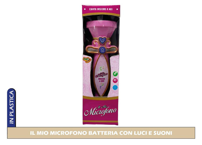 IL MIO MICROFONO BATTERIA CON LUCI E SUONI International